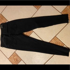 american eagle black jeans W 7 super stretch